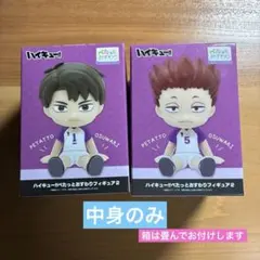 ハイキュー!!ぺたっとおすわりフィギュア2 及川 徹 岩泉 一 - メルカリ