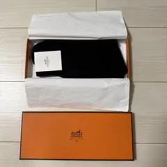 【HERMES】エルメス　ソックス　靴下　毛100% 箱付き　新品、未使用