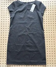 UNIQLO ダークグレー ポンチワンピース Lサイズ