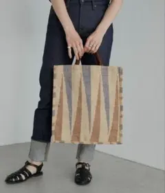 MAISON BENGAL【メゾンベンガル】ジュートハンドルバッグのサムネイル