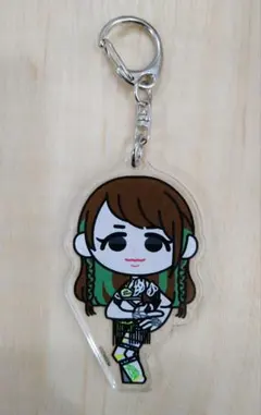 奈良美智 森ガール グリーン キーホルダー 君や僕にちょっと似ている