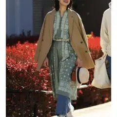 CRAFT グリーンロングワンピース