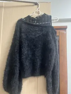 CECIL McBEE Mサイズ 肩出し黒ニット