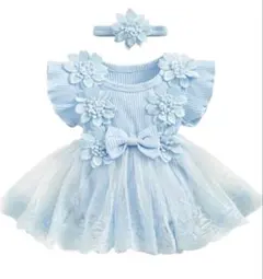 ベビー服　女の子　ロンパース　セレモニー　お祝い　ドレス