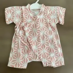 petit main 花柄甚平 70サイズ