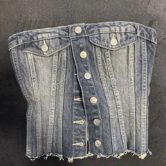 ZARA デニム ベアトップ