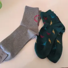 【新品】Tabio グレー リブソックス 25-27cm