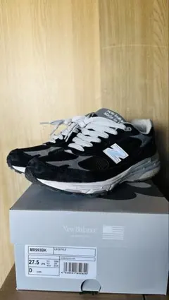 New Balance 993 ブラック/グレー Made in USA27.5