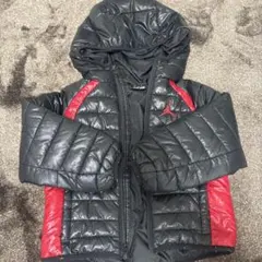 Jordan ブラック/レッド ダウンコート 3T
