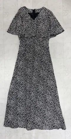 美品 Ballsey プティフラワープリント カシュクールワンピース 34
