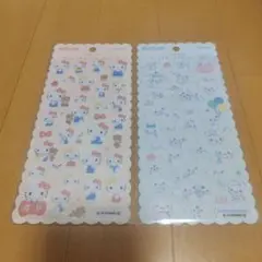 【正規品・匿名配送】ふわふわサンリオキャラクターズしーる 2枚セット