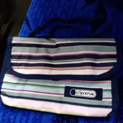 LeSportsac ストライプ ショルダーバッグ