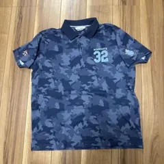 Munsingwear 迷彩柄 半袖ポロシャツ ブラック M - メルカリ