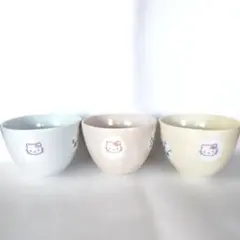 【最終値下げ】【激レア】ハローキティ湯呑み　3点セット　平成レトロ