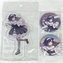 夢限大みゅーたいぷ 藤都子 アクリルスタンド 缶バッジ 元祖（セット