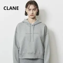 【最終値下げ】CLANE スウェット パーカー クロップド丈 レディース グレーのサムネイル