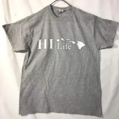 【GILDAN】HI LIFE Hawaii MAP ハワイ地図　Tシャツ