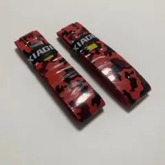①ウェットタイプグリップテープ ・カモフラージュ　レッド　2本セット