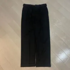 80s 90s スラックス 3タック　ブラック