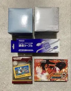 ゲームボーイアドバンスSP 2台+ソフト1本+オマケソフト1本