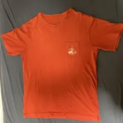 Eddie Bauer レッド 胸ポケット付きTシャツ メンズ