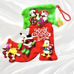 ✨新品・タグ付き✨ディズニーメインキャラクター付きクリスマスブーツ飾り