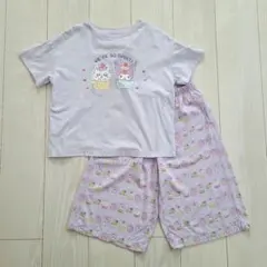 ☆美品☆　ユニクロ　サンリオ　ちいかわ　クロミ　パジャマ　リラコ　140のサムネイル