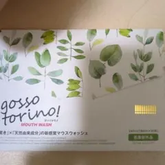 即日発送】ゴッソトリノ 薬用マウスウォッシュ2箱 59包 - メルカリ