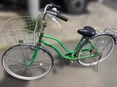 値下げ・引取価格】マルイシ 自転車 シティサイクル 24インチ ブラウン