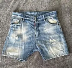 DSQUARED2 デニムショートパンツ ダメージ加工 イタリア製 - メルカリ