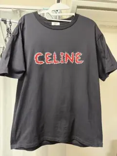 CELINE ラインストーンロゴTシャツのサムネイル
