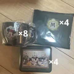 ホテルミラコスタ　アメニティ　コップ8+缶4+エコバッグ4セット