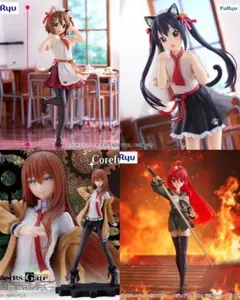 けいおん！ 唯＆梓 シュタゲ 紅莉栖 灼眼のシャナ シャナ 4個セット
