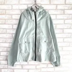 ZARA ザラ　ナイロンパーカー　マウンテンパーカー　水色　M