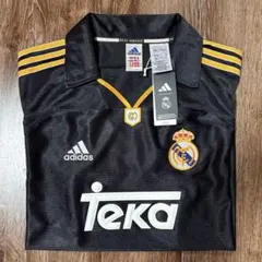 adidas Real Madrid 黒 ジャージ M