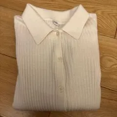 UNIQLO エクストラファインメリノリブポロカーディガン