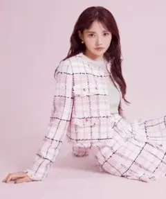 SNIDEL ツイードジャケット ピンク 0サイズ