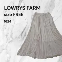 LOWRYS FARM プリーツスカート サイズFREE