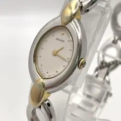 新品電池 SEIKO レディース 腕時計 オーバル 2E20 ヴィンテージ
