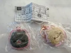 ポメラニアンもち さがらキーホルダー　くろみつ きなこ