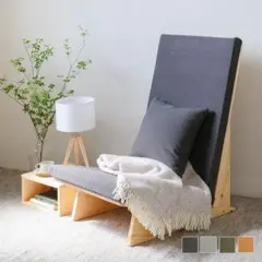 Xyl Sofa Z1 캔버스 캔버스 1인용 의자 솔리드 우드 스칸디나비아