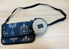 ペンドルトン ネックポーチ サコッシュ ミニポーチ付き ネイティブ柄　新品のサムネイル