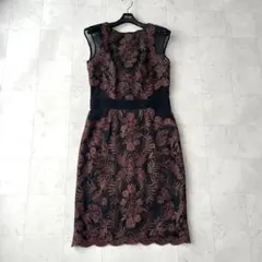 【美品】TADASHI SHOJI タダシショージ ワンピース スパンコール Tadashi Shoji 未使用 タダシショージ スパンコール ビジュー ベルト