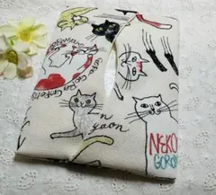 ハンドメイド　ポケットティッシュケース　猫シリーズ