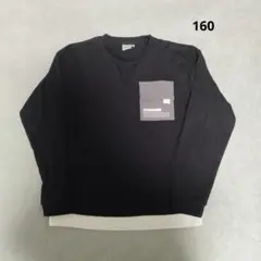 【最終値下げ】CONVERSE 黒 長袖　Tシャツ 160