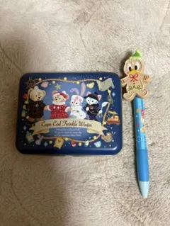 東京ディズニーシー 缶ケース ボールペン セット