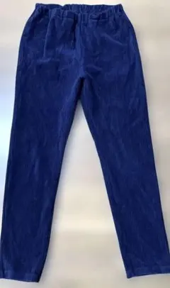 無印良品 美品 ネイビー ストレッチ コーデュロイ パンツ レギンス 140