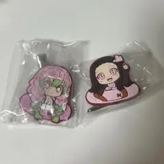 鬼滅の刃 キャラばんちょうこうヘアクリップ弐 竈門禰豆子 甘露寺蜜璃 2個セット
