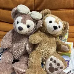 ダッフィーとシェリーメイ ぬいぐるみSサイズ　新品
