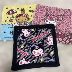 サンリオ キティー クロミ ハンドタオル 34×35